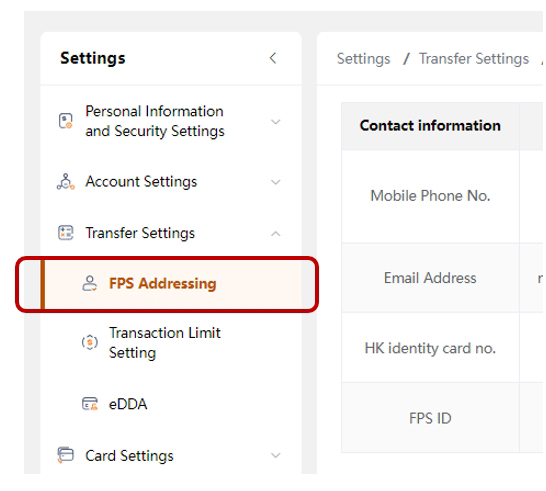 Internet Banking Addressing Step 1